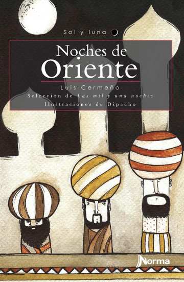 Portada Noches de Oriente. Selección de Las mil y una noches