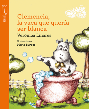 Portada Clemencia la vaca que quería ser blanca